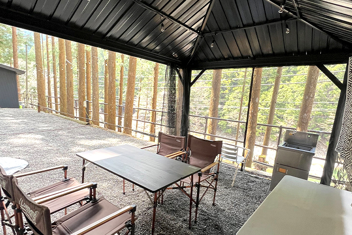 ドッグラン付きBBQサイト